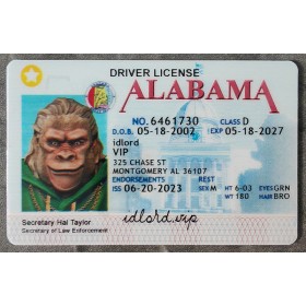 Alabama scannable card