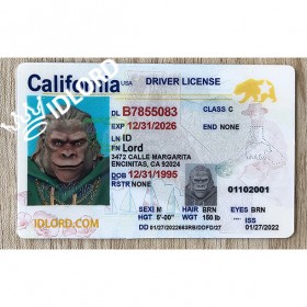 California scannable card