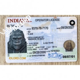 Indiana scannable card