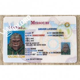 Missouri scannable card