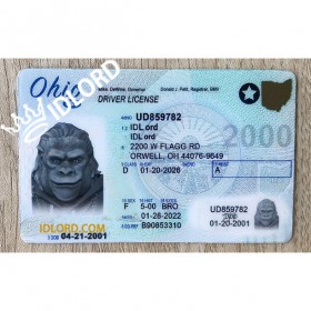 Ohio scannable card